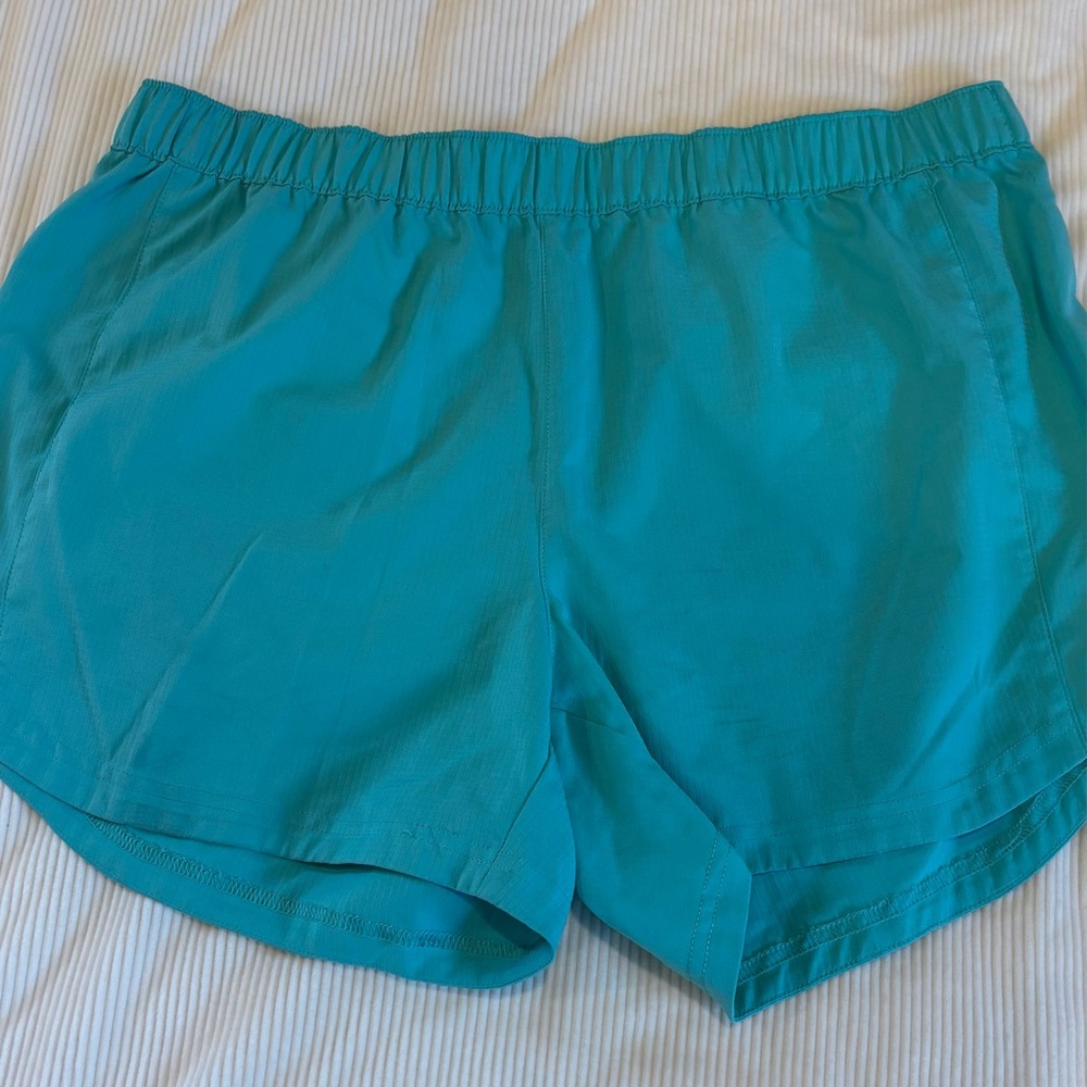 Columbia Blue Athletic Shorts Lightweight Quick-Drying